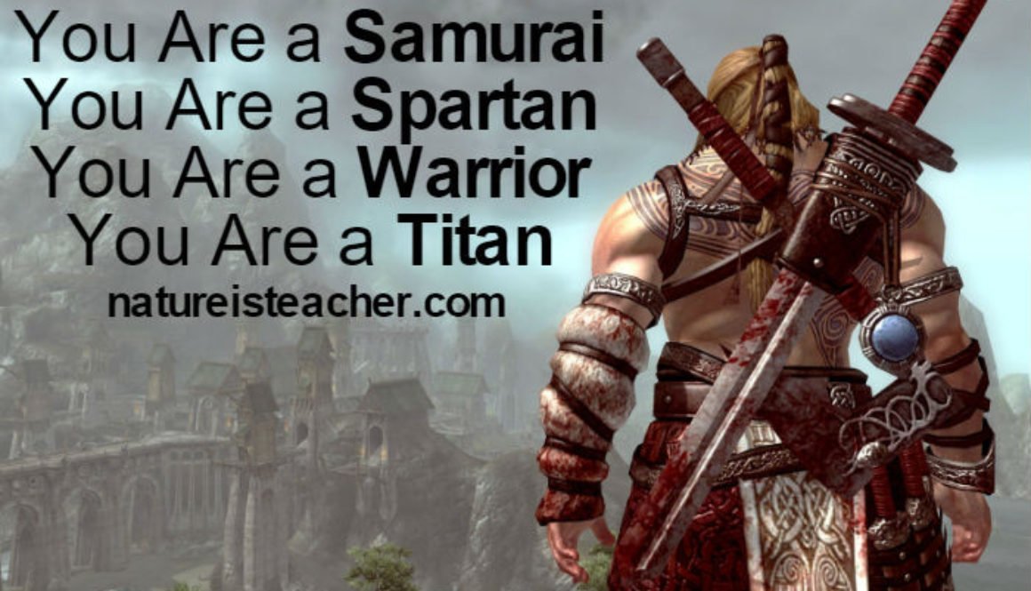 You Are a Samurai QUOTATION